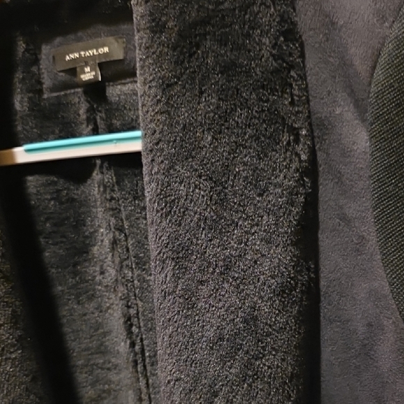 Ann Taylor Black Textured Women's Blazer - Picture 4 of 6